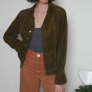 Vintage Green Corduroy Jacket